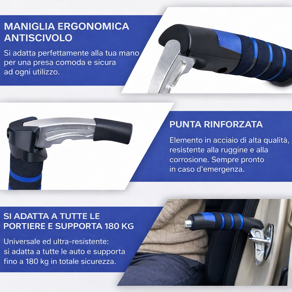 Nuvares™ - Il supporto per entrare e uscire dall’auto senza sforzo
